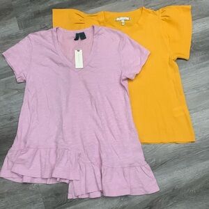 Anthropology short sleeve tops S/XS